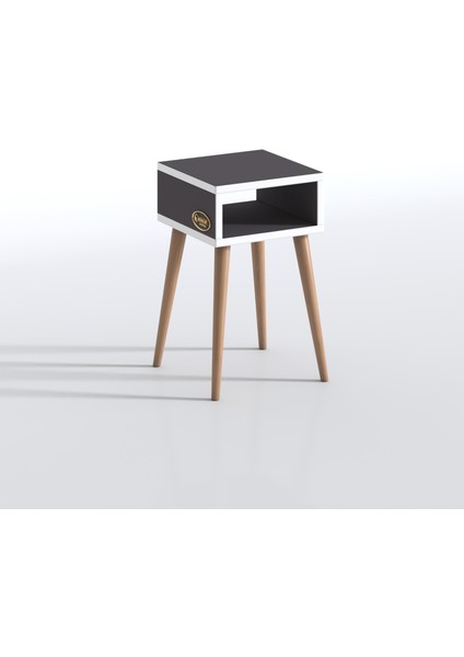 Kenzlife Komodin Antero Gri 60 x 40 x 40 Ahşap Ayaklı Komidin Kitaplık fiyatları