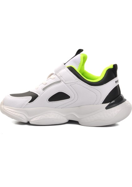 Walkway Beyaz-Fosfor Sarı Çocuk Spor Ayakkabı fiyatları