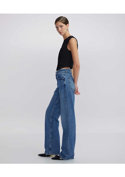 Wide Leg Fit Jean Pantolon IW6240018010629