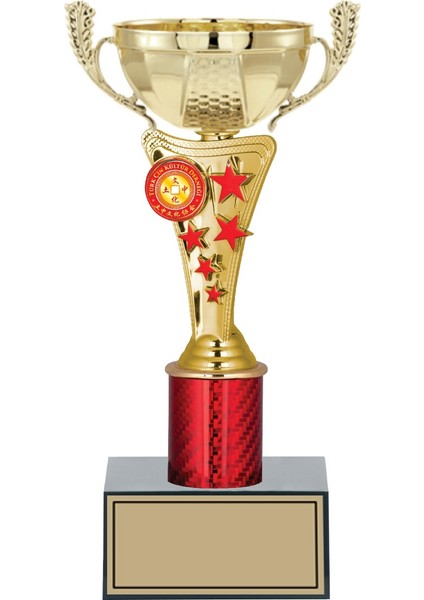 Kişiye Özel Başarı Kupası-Futbol Kupası-Tören Kupası-Okul Kupası-Birincilik Kupası-Şampiyonluk Kupası-Turnuva Kupası Ödül Kupası S034C 26 cm