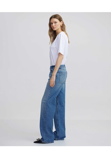 Wide leg fit jean pantolon IW6240018011629