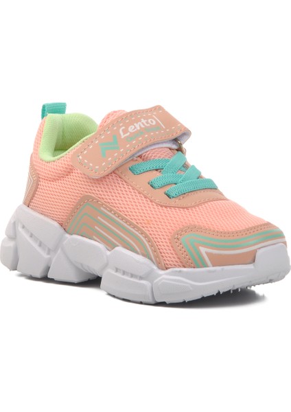 Walkway Pudra-Yeşil Çocuk Spor Ayakkabı