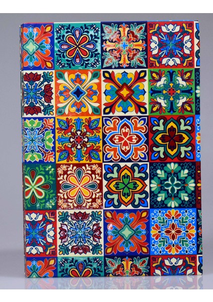 Mozaik Kalın Kapak Çizgili Defter