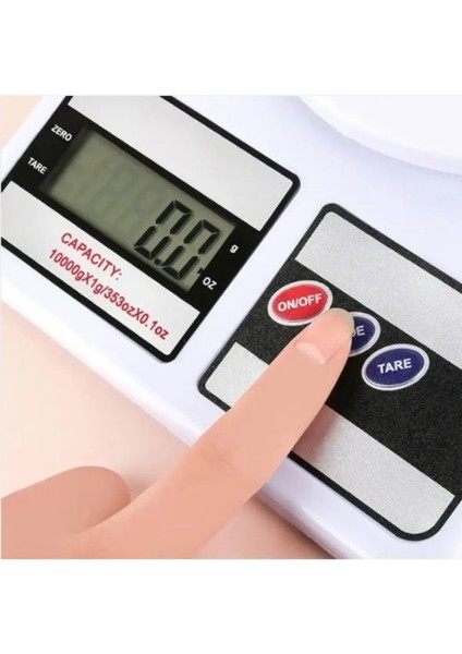 Dijital Hassas 10 kg Mutfak Terazisi Tartısı LCD Ekranlı