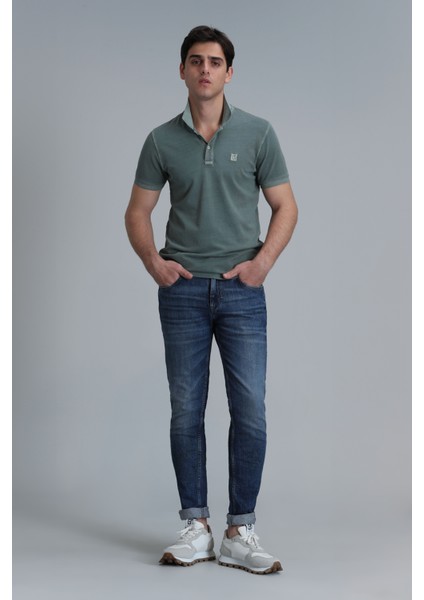 Vernon Smart Erkek Polo Tişört Gri