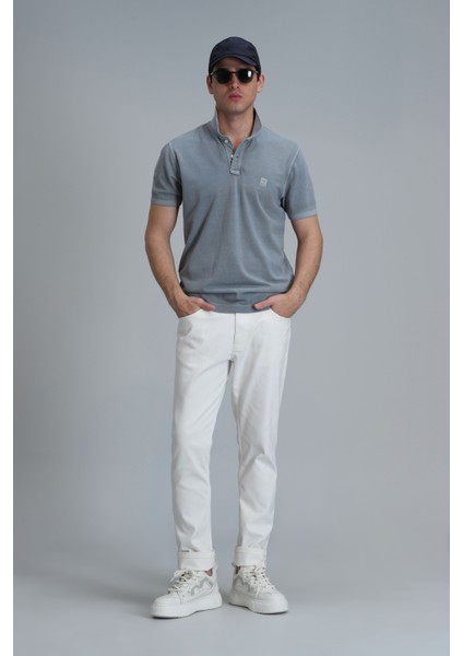 Vernon Smart Erkek Polo Tişört Gri