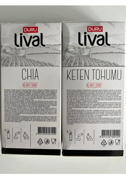 Keten Tohumu ve Chıa Tohumu Aç-Kat fiyatları