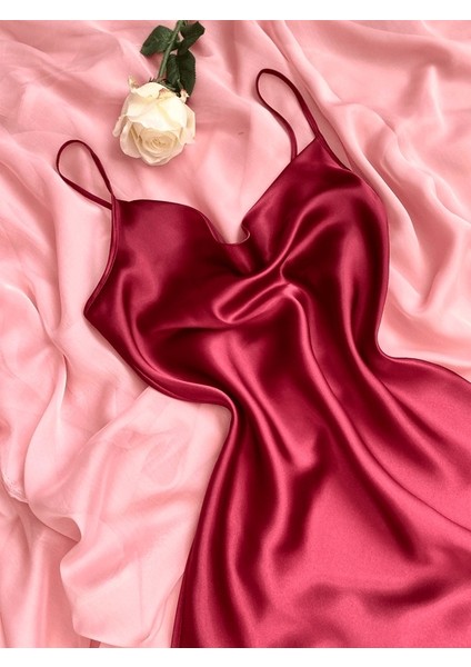 Degaje Yaka Saten Gecelik modelleri