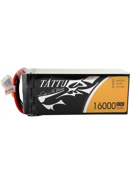 16000mAh 22.2V 15/30C 6S1P Lipo Batarya