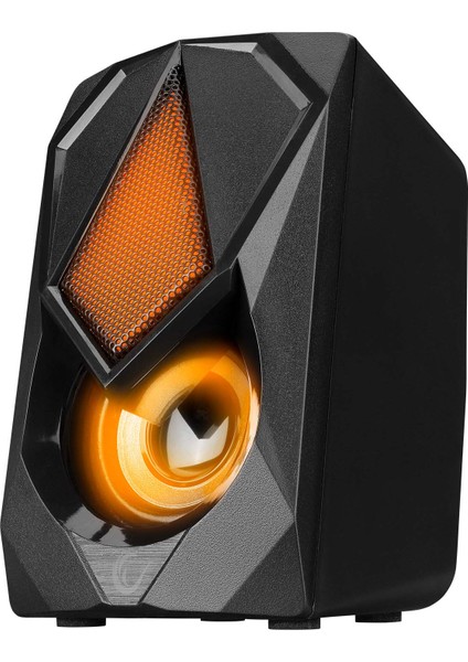 RMS-G19 2.0 5 Watt LED Işıklı Siyah Multimedia Speaker