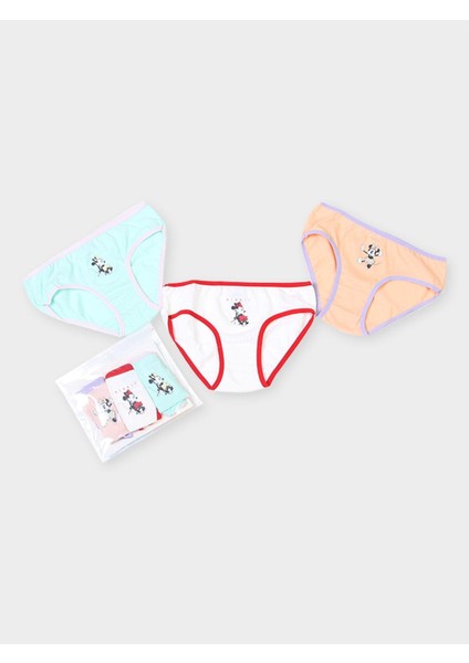 Kız Çocuk 3'lü Slip MN22453