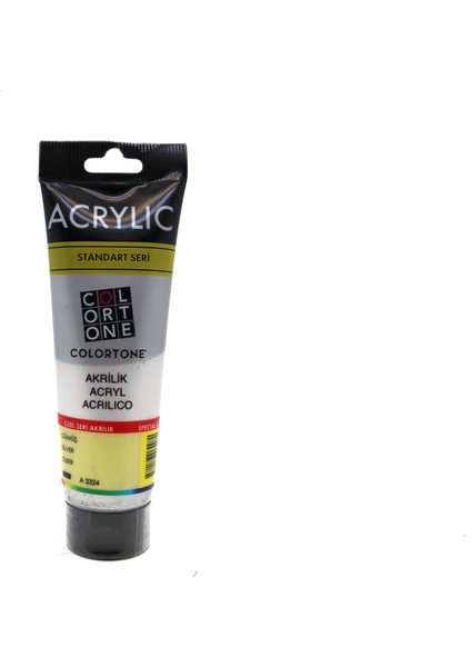 Colortone Artist Color Metalic Akrilik Boya 120ML ( Gümüş )