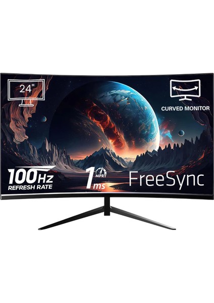 I7 14700F 16GB Ddr4 512GB M2 12GB RTX4070 Çift 24" 100Hz Mon. Oyun Bilgisayarı (Gaming Set)