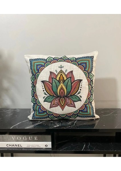 Etnik Desenli Dekoratif Kırlent Kılıfı