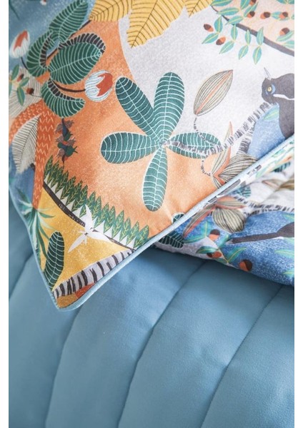 Forest Indigo Çift Kişilik Nevresim/yatak Örtüsü fiyatları