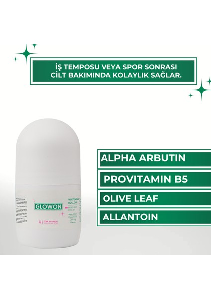 WHITENING ROLL ON FOR WOMEN - ANTIODOR 50 ML