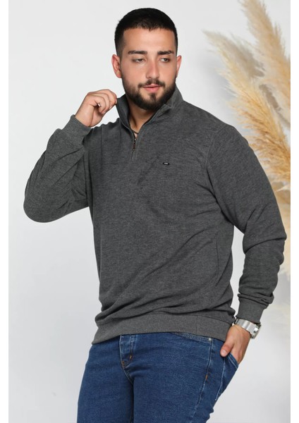 Erkek Yarım Balıkçı Selanik Sweatshirt