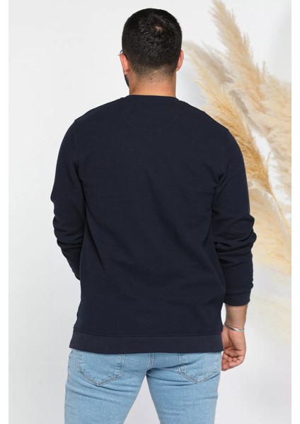 Erkek Bisiklet Yaka Selanik Sweatshirt modelleri