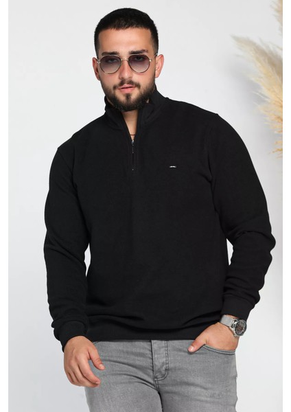 Erkek Yarım Balıkçı Selanik Sweatshirt