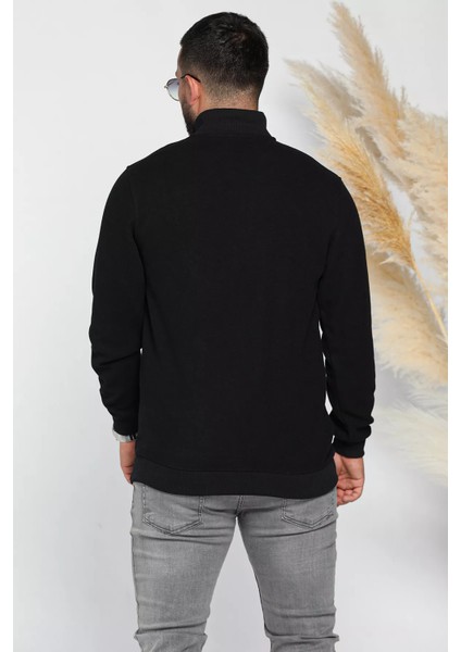 Erkek Yarım Balıkçı Selanik Sweatshirt