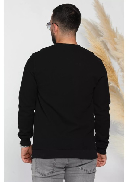 Erkek V Yaka Selanik Sweatshirt