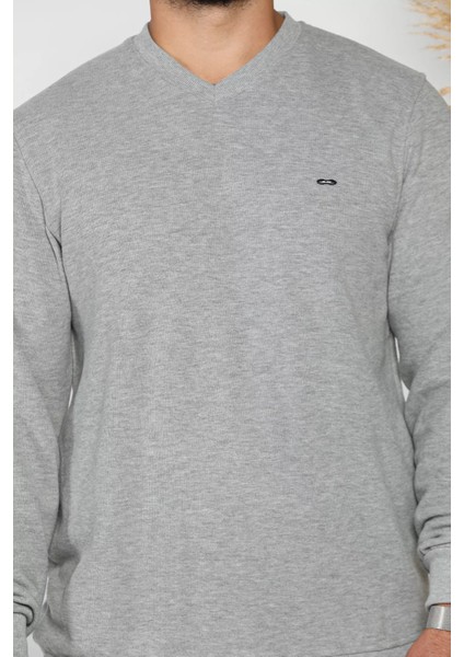 Erkek V Yaka Selanik Sweatshirt fırsatları