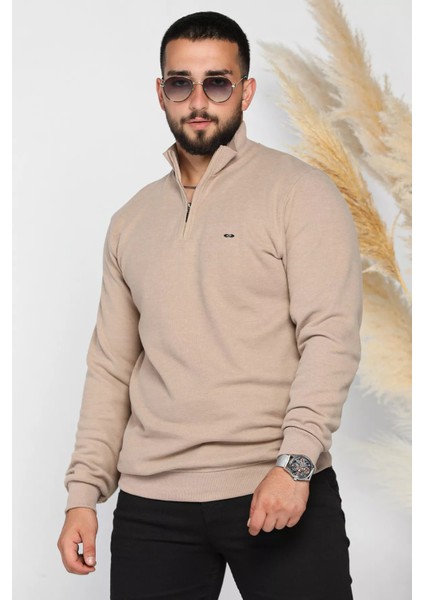 Erkek Yarım Balıkçı Selanik Sweatshirt