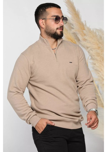 Erkek Yarım Balıkçı Selanik Sweatshirt