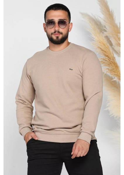 Erkek Bisiklet Yaka Selanik Sweatshirt
