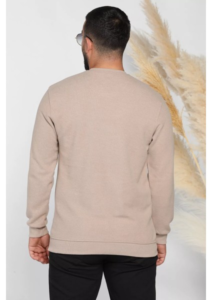 Erkek Bisiklet Yaka Selanik Sweatshirt modelleri