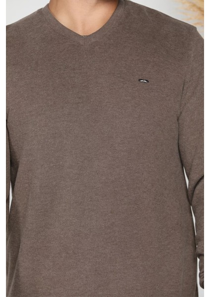 Erkek V Yaka Selanik Sweatshirt fırsatları