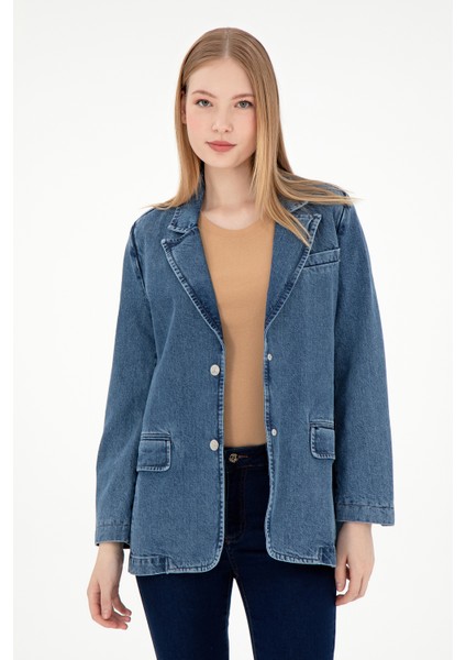 Kadın Açık Mavi Gömlek Jean 50291133-DN0021 modelleri