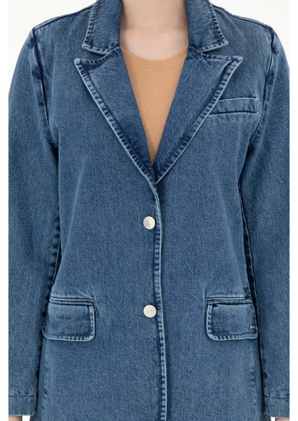 Kadın Açık Mavi Gömlek Jean 50291133-DN0021