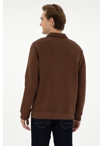Erkek Kahverengi Sweatshirt 50298265-VR029
