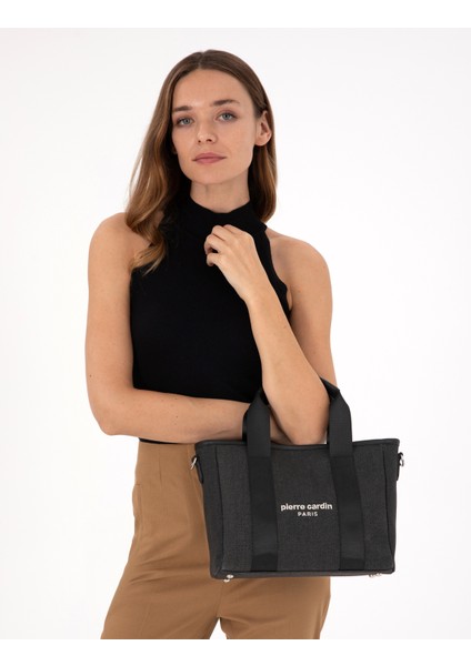 Kadın Siyah Kanvas Çanta 50304203-VR046 fiyatları