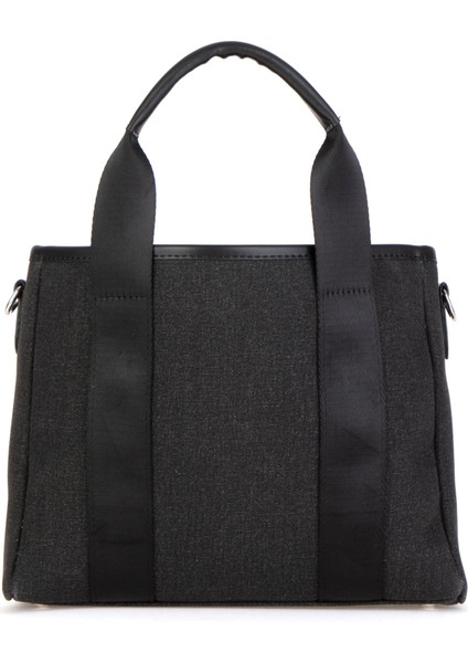Kadın Siyah Kanvas Çanta 50304203-VR046 indirimleri