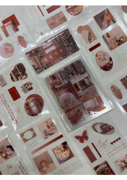 In The Mood For Love 10 Yaprak Kahverengi Pet Sticker Set/su Geçirmez/bullet Journal fiyatları