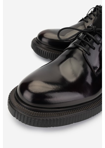 Erkek Deri Bordo Casual Ayakkabı 987 145 Erk Ayk SK24-25 Bordo Acma modelleri