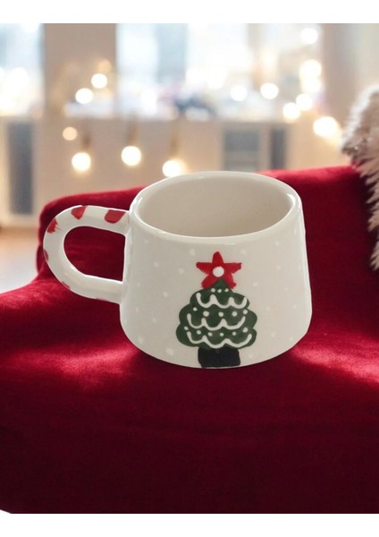 Yılbaşı Klasik Çam Ağacı Kupa Bardak Mug Klasik modelleri