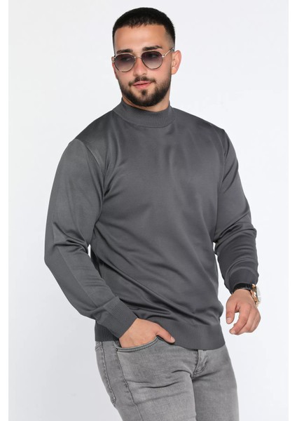 Erkek Yarım Balıkçı Triko Kazak P-00012849
