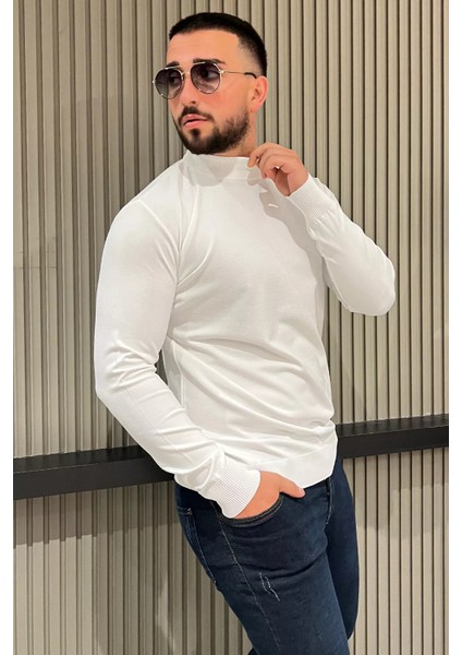 Erkek Yarım Balıkçı Triko Kazak P-00012849