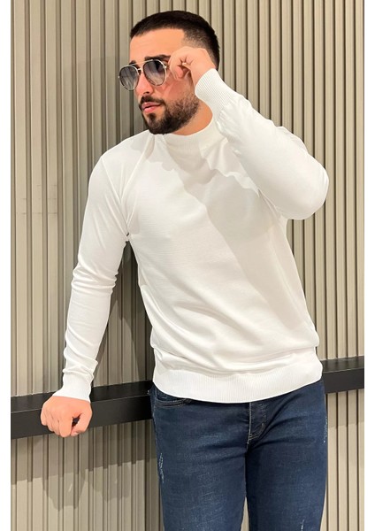 Erkek Yarım Balıkçı Triko Kazak P-00012849