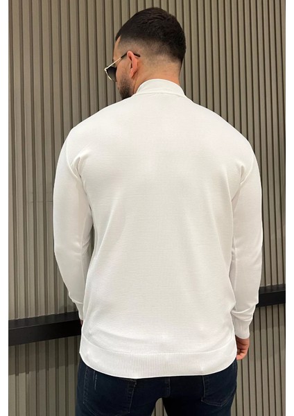 Erkek Yarım Balıkçı Triko Kazak P-00012849