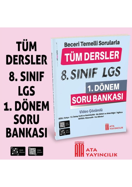 8. Sınıf LGS 1. Dönem Soru Bankası