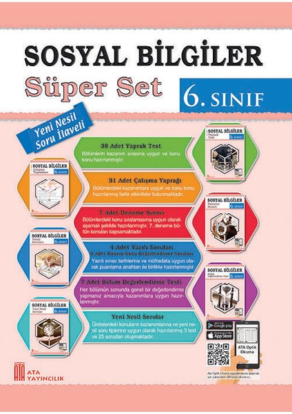 6. Sınıf Sosyal Bilgiler Süper Set