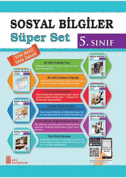 5. Sınıf Sosyal Bilgiler Süper Set