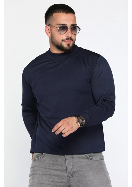 Erkek Yarım Balıkçı Triko Kazak P-00012849
