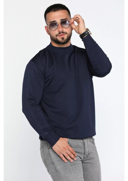 Erkek Yarım Balıkçı Triko Kazak P-00012849