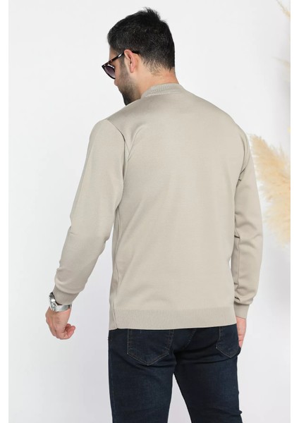 Erkek Yarım Balıkçı Triko Kazak P-00012859