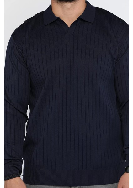 Erkek Polo Yaka Triko Kazak P-00012852 fırsatları